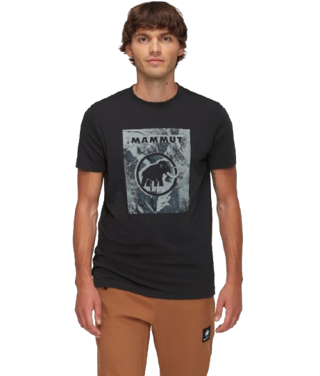 MAMMUT TROVAT CAMISETA HOMBRE BLACK