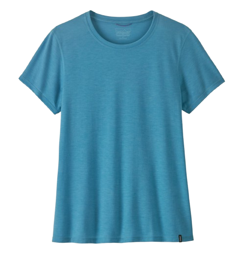 PATAGONIA CAMISETA CAP COOL TRAIL SHORE BLUE MUJER