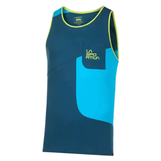 LA SPORTIVA CAMISETA DUDE TANK HOMBRE BLUE LIME