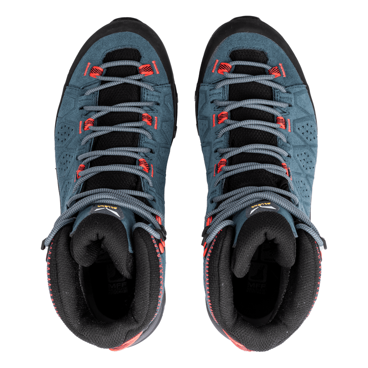 Salewa Alp Trainer 2 Mid GTX mujer Java Blue/Fluo Coral