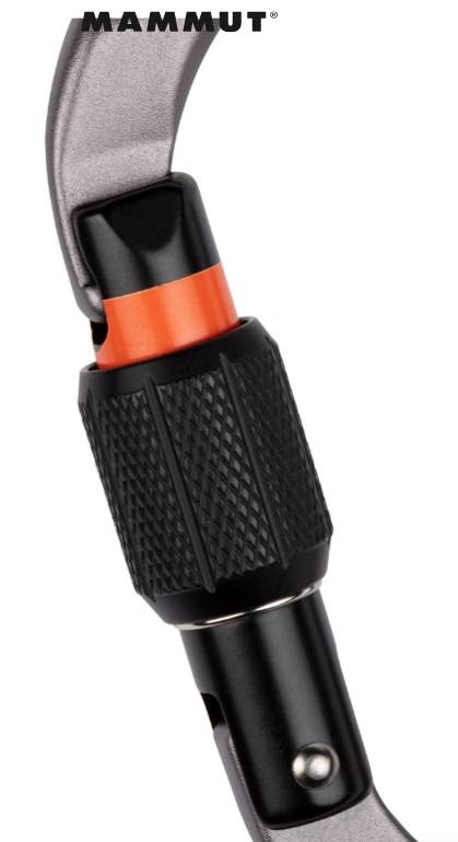 MAMMUT WORKHORSE HMS SCREWGATE MOSQUETON GRIS