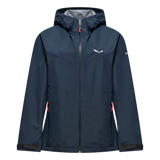 SALEWA PUEZ AQUA 4 2.5L CHAQUETA IMPERMEABLE MUJER NAVY