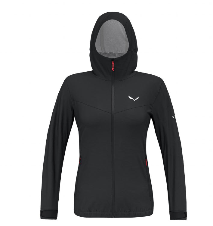 SALEWA PUEZ AQUA 4 2.5L CHAQUETA IMPERMEABLE MUJER NEGRA
