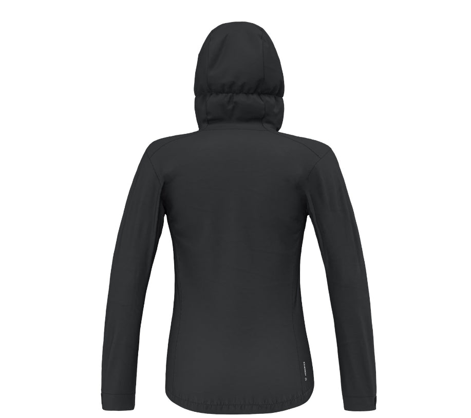 SALEWA PUEZ AQUA 4 2.5L CHAQUETA IMPERMEABLE MUJER NEGRA