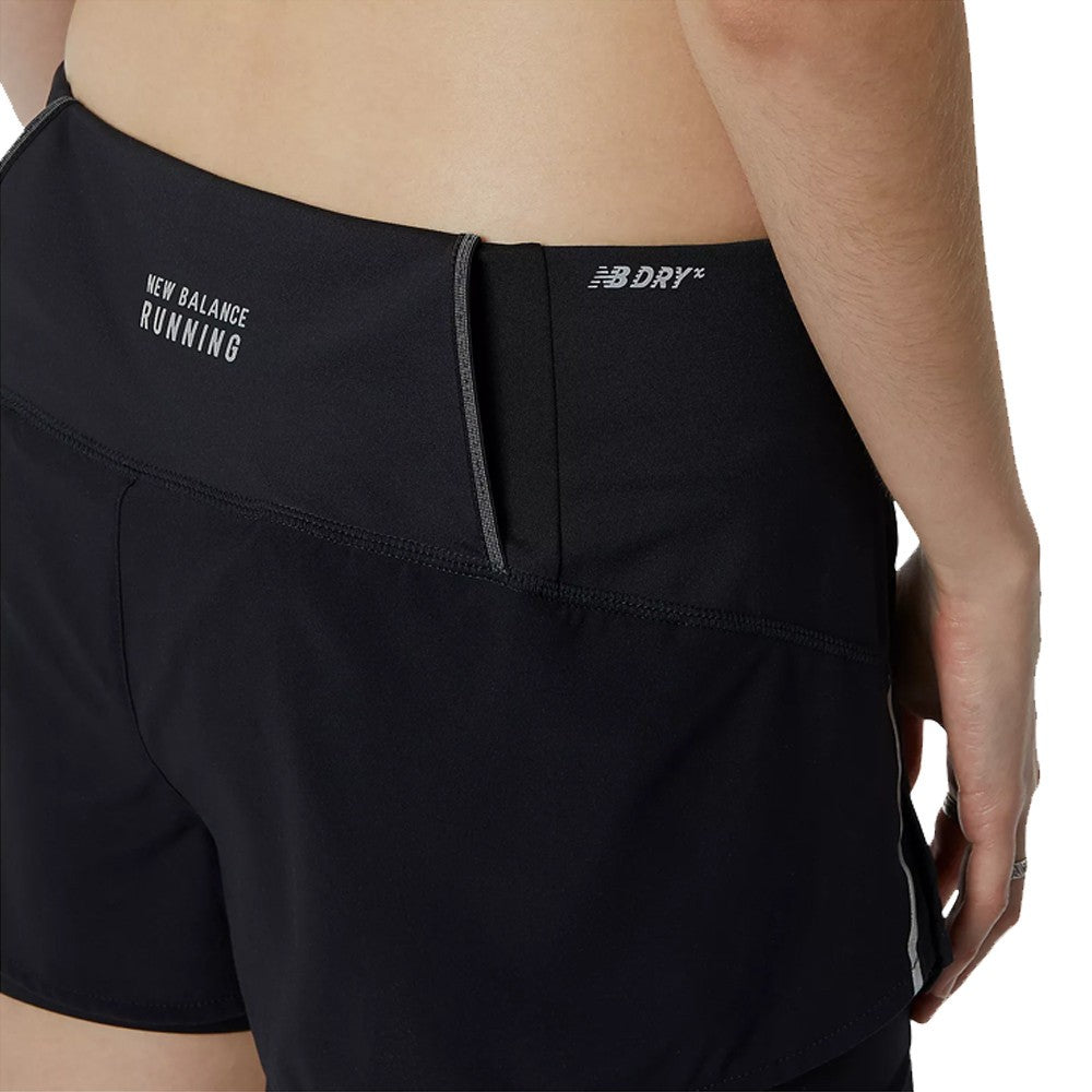 PANTALON NEW BALANCE IMPACT RUN 2 IN 1 MUJER NEGRO