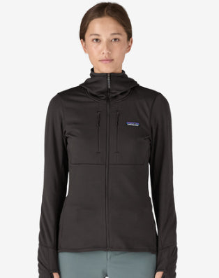 PATAGONIA R1 THERMAL FULL-ZIP JACKET MUJER NEGRO