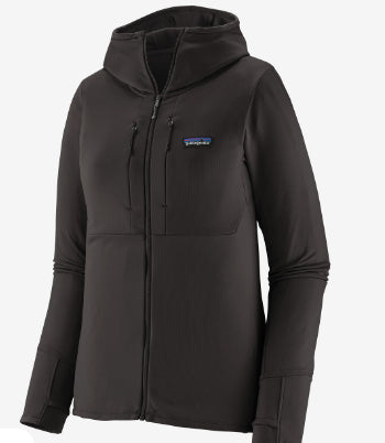 PATAGONIA R1 THERMAL FULL-ZIP JACKET MUJER NEGRO