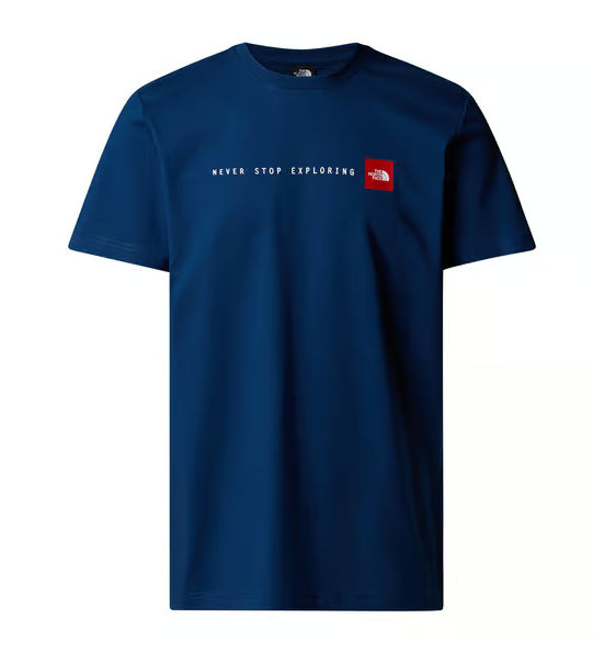 THE NORTH FACE CAMISETA NEVER STOP EXPLORING PARA HOMBRE AZUL