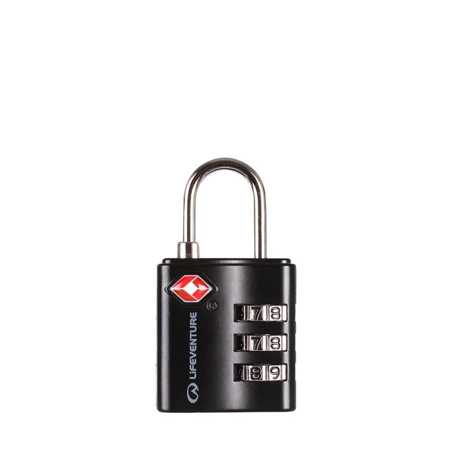LIFEVENTURE CANDADO TSA COMBI LOCK BLACK