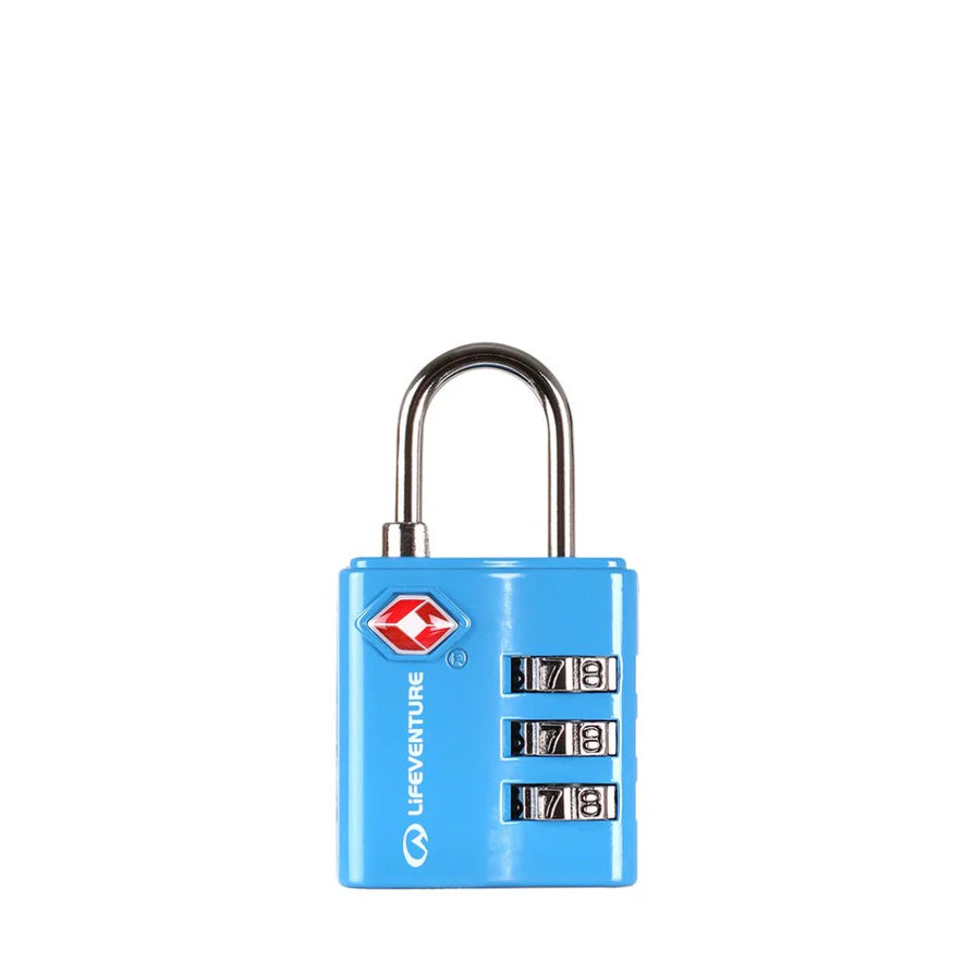 LIFEVENTURE CANDADO TSA COMBI LOCK BLUE