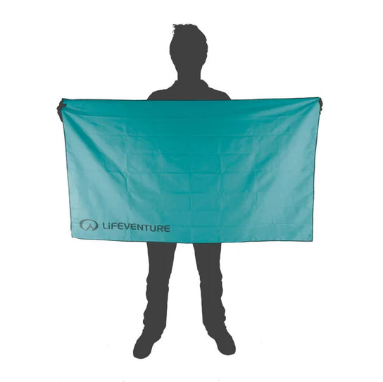 LIFEVENTURE RECYCLED TREK TOWEL TEAL XL