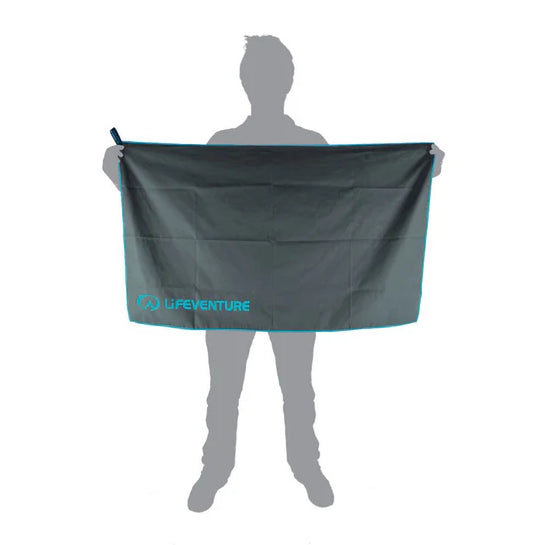 LIFEVENTURE RECYCLED TREK TOWEL GREY L