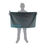 LIFEVENTURE RECYCLED TREK TOWEL GREY L
