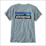 PATAGONIA CAMISETA P-6 LOGO RESPONSIBILI MUJER THERMAL BLUE