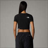 THE NORTH FACE CAMISETA ESSENTIAL CROPPED MUJER TNF BLACK