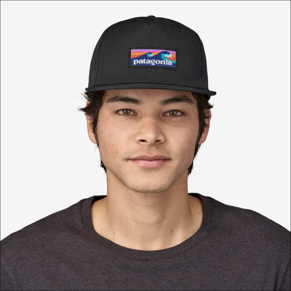 PATAGONIA GORRA BOARDSHORT LABEL FUNFARER INK BLACK