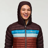 COTOPAXI PLUMAS FUEGO DOWN HOODED MUJER COFFEE