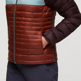 COTOPAXI PLUMAS FUEGO DOWN HOODED MUJER COFFEE