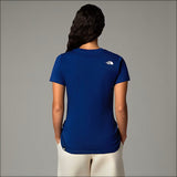 THE NORTH FACE CAMISETA SIMPLE SLIM MUJER ESTATE BLUE