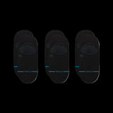 STANCE CALCETIN ICON NO SHOW X3 PACK BLACK