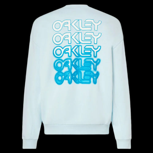 OAKLEY SUDADERA REPEATED CREW HOMBRE FROST BLUE
