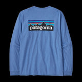 PATAGONIA CAMISETA MANGA LARGA P6 LOGO RESPONSIBILI HOMBRE ABUNDANT BLUE