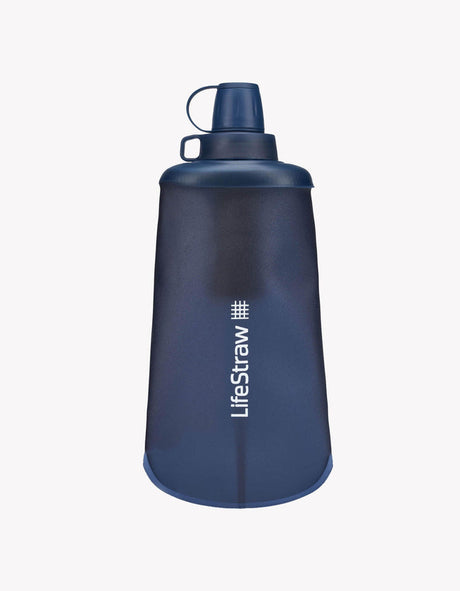 LifeStraw Peak Series Collapsible 650ml Mountain Blue botella filtrante