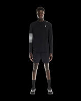 ON RUNNING CAMISETA TRAIN LONG T GRAPHIC HOMBRE BLACK