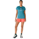 ASICS FUJITRAIL LOGO ATLANTIS BLUE MUJER