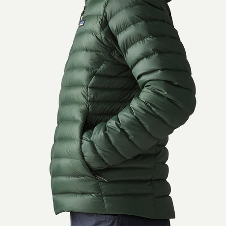 Patagonia Down Sweater Hoody hombre Treeline Green