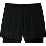 ON RUNNING 5" PERFORMANCE 2/1 SHORT BLACK HOMBRE