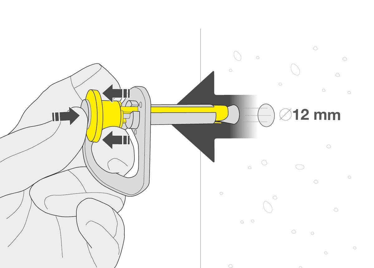 PETZL ANCLAJE COEUR PULSE 12 MM