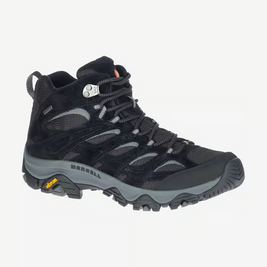 MERRELL MOAB 3 MID GTX HOMBRE BLACK GREY