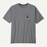 PATAGONIA CAMISETA CHOUINARD CREST POCKET RESPONSIBILI HOMBRE GRAVEL HEATHER