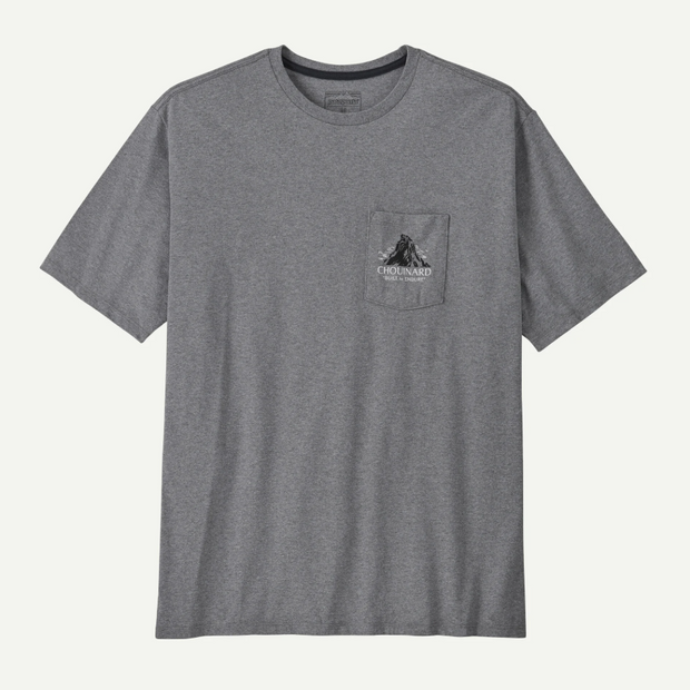 PATAGONIA CAMISETA CHOUINARD CREST POCKET RESPONSIBILI HOMBRE GRAVEL HEATHER