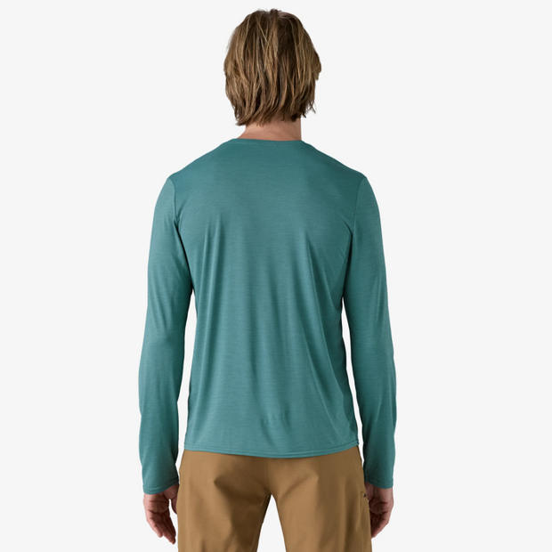 PATAGONIA CAMISETA MANGA LARGA CAP COOL DAILY SHIRT WETLAND BLUE