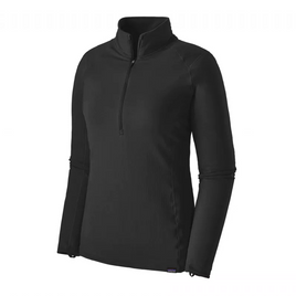PATAGONIA THERMAL WEIGHT ZIP NECK MUJER BLACK