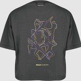 WILDCOUNTRY CAMISETA CROP SEQUENCE MUJER ONYX