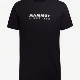 MAMMUT CAMISETA CORE LOGO 1862 HOMBRE BLACK