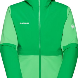 MAMMUT CHAQUETA IMPERMEABLE LINARD GUIDE HS HOMBRE AURORA PINEA
