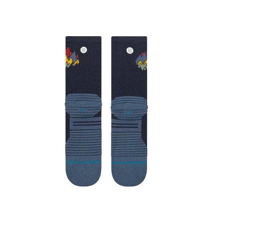 STANCE CALCETINES LIGHT CUSHION RUN PEAKS RIBBED LIGHT CREW