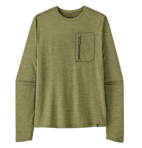 PATAGONIA CAMISETA CAP COOL SUN CAPER GREEN HOMBRE