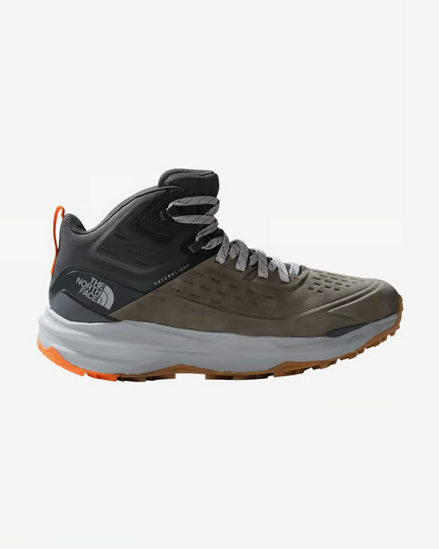 THE NORTH FACE VECTIV EXPLORIS 2 MID FUTURELIGHT LTHR NEW TAUPE GREEN