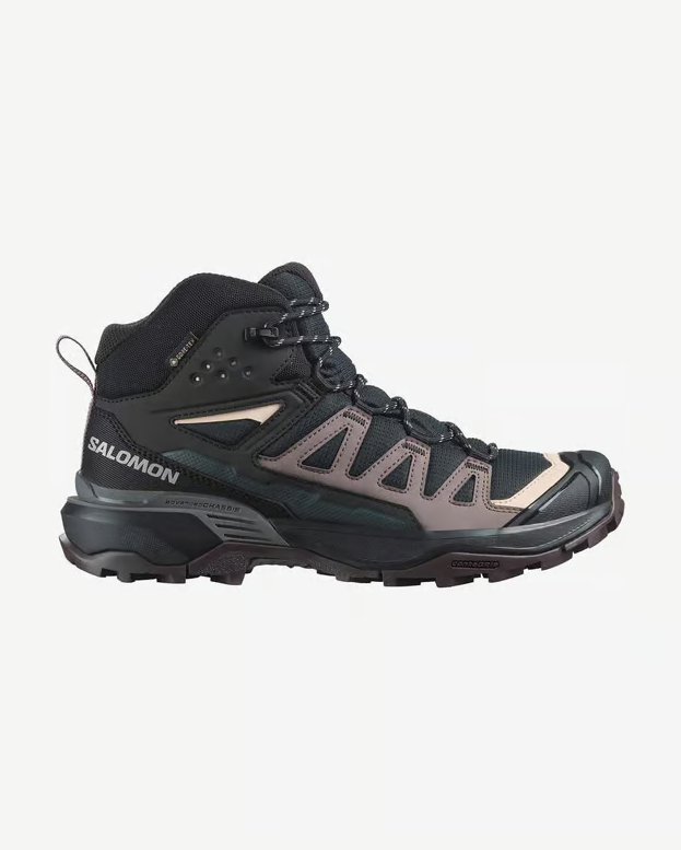 SALOMON X ULTRA 360 MID GTX MUJER BLACK PLUM KITTEN