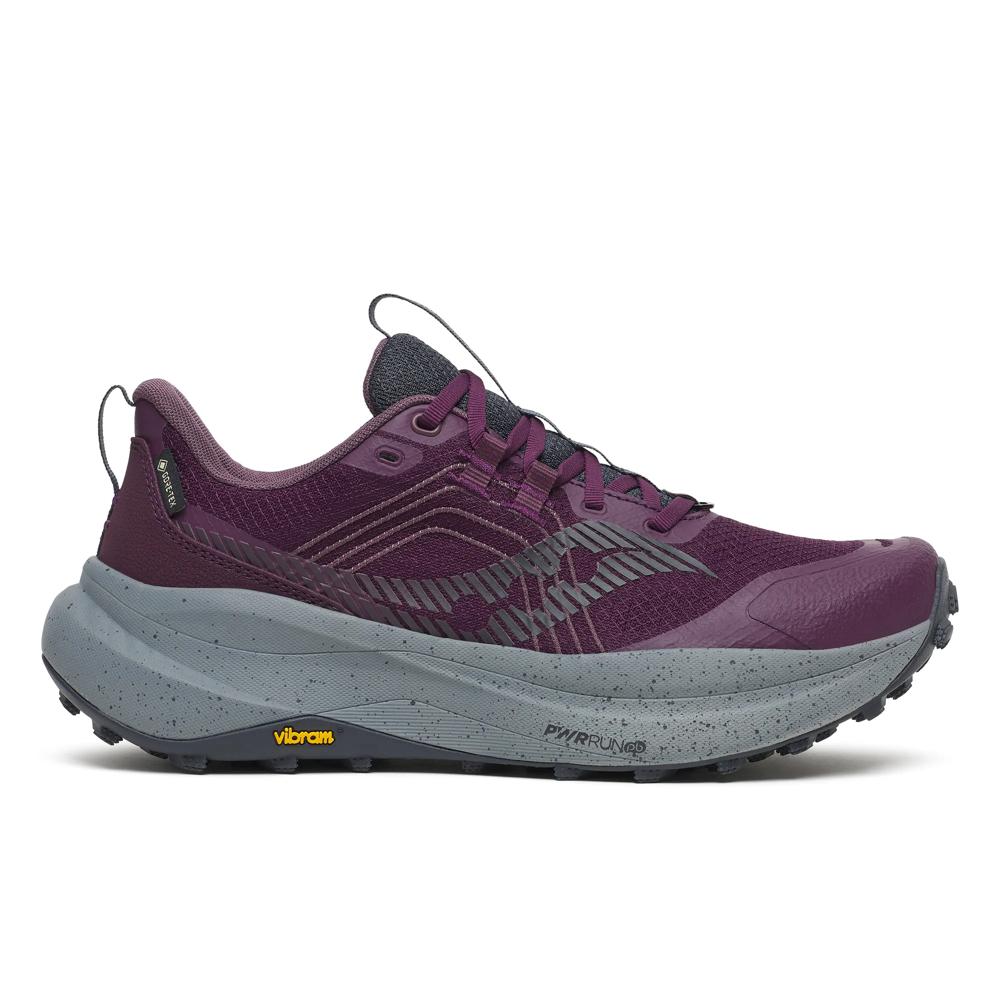 SAUCONY XODUS ULTRA 4 GTX EGGPLANT/CINDER MUJER