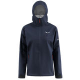 SALEWA PUEZ AQUA 4 2.5L CHAQUETA IMPERMEABLE MUJER NAVY