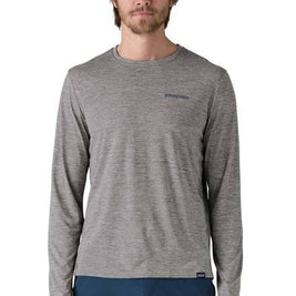 PATAGONIA CAMISETA MANGA LARGA CAP COOL DAILY GRAPHIC HOMBRE WATERS GREY