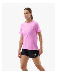 COMPRESSPORT PERFORMANCE TSHIRT CYCLAMEN MUJER