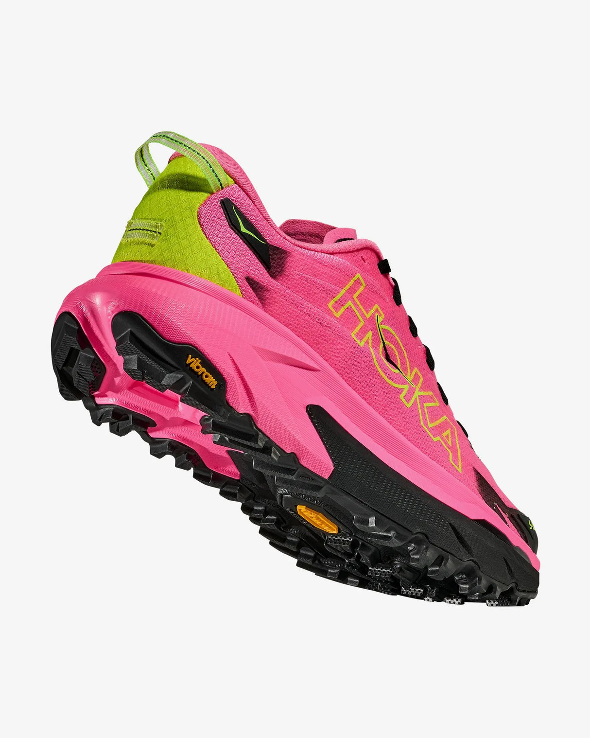 HOKA MAFATE 5 NEON ROSE BLACK MUJER
