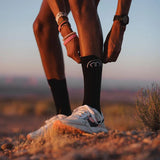 SIDAS RUN ANATOMIC SOCKS CREW NOIR